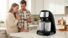 Cafeteira com copo térmico integrado no bico de saída: existe esse modelo?