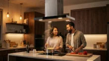 Coifa de ilha 110v ou 220v: qual é mais fácil de instalar em cozinha planejada?