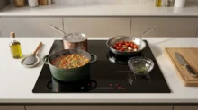 Qual Cooktop de Indução 4 Bocas Gasta Menos Energia Usando as 4 Zonas Simultaneamente?