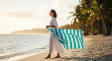Qual toalha de praia tem melhores avaliações? 